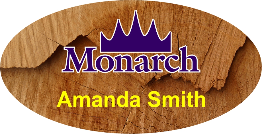 MONARCH OVAL BADGE